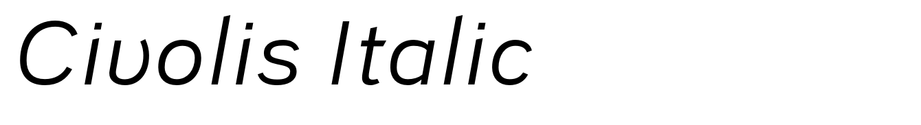 Civolis Italic